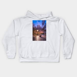 Central Park Spring Rainy 3 Kids Hoodie